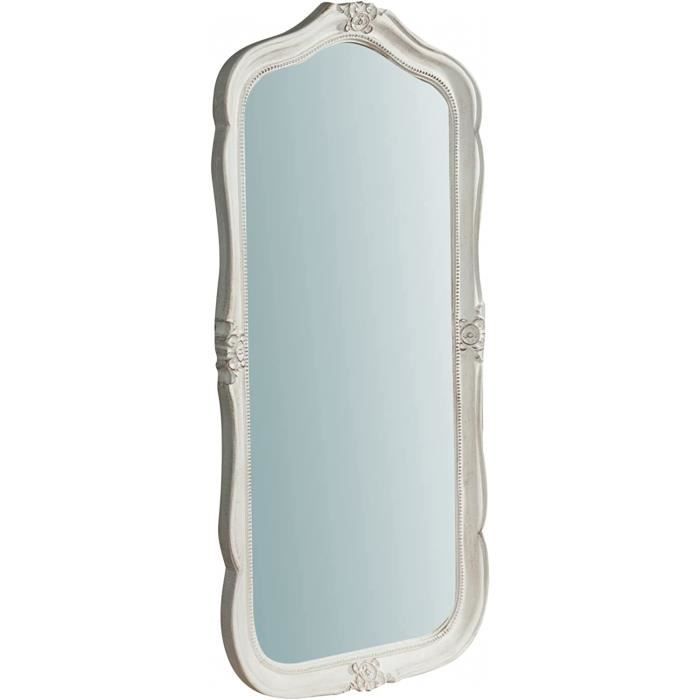 Miroir Vintage - Biscottini - 102 x 45 cm - Bleu - Style Vintage