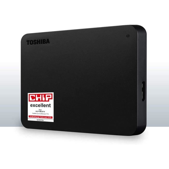 Disque Dur Externe TOSHIBA Canvio Basics 4 To USB 3.2 Gen 1 - vue 2