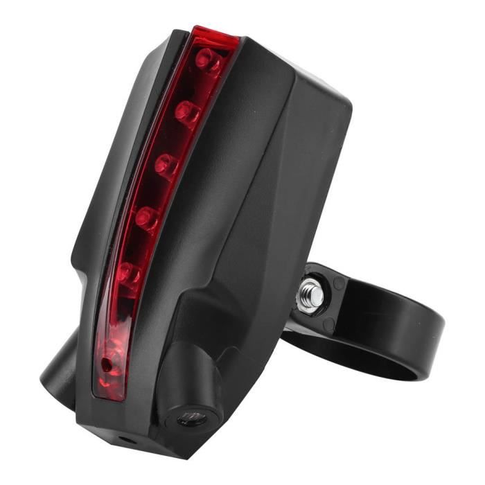 Atyhao Éclairage de vélo de montagne Feux arrière d'avertissement de projection de feu arrière de bicyclette lampe de vélo