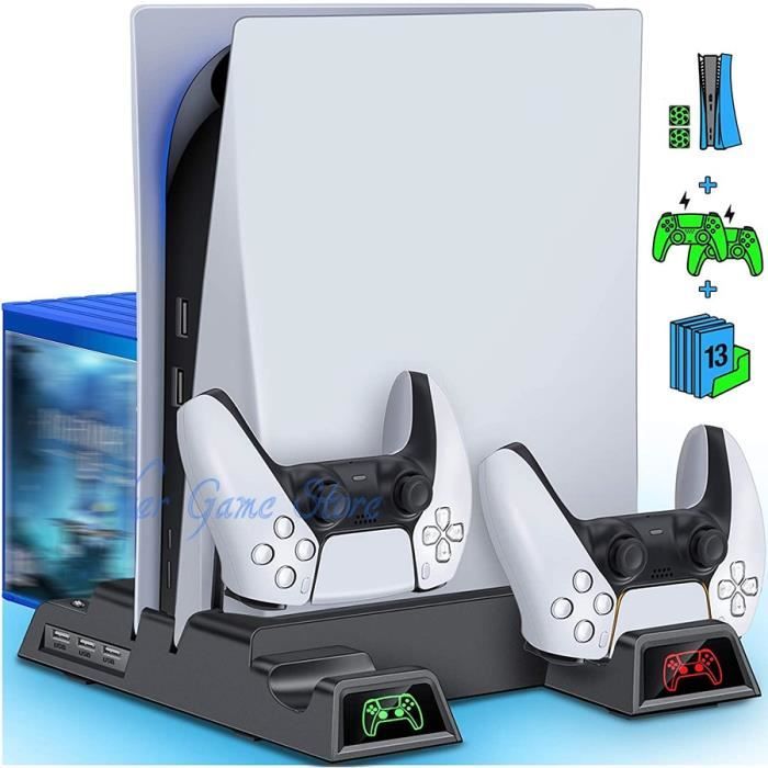 Jeux vidéo,Support Vertical de refroidissement PS5 2 chargeur de