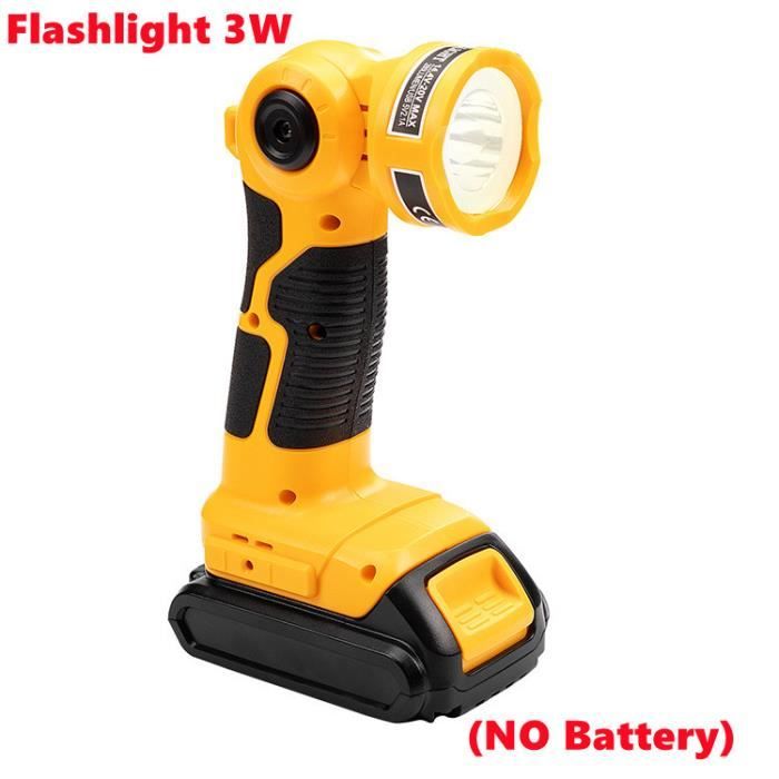 Lampe LED De Travail Pour Batteries Dewalt DCB140 / DCB20 – Avec Port USB – Sans Fil