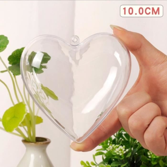 Bonnet Moule a bombe de bain en forme d uf forme de coeur rond boule transparente en plastique sphere accessoires 6.3CM Egg D Cdiscount Au quotidien