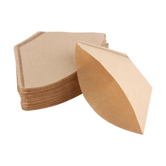 Filtre â café,Filtres à café en papier de service, 100 pièces, pour — free download