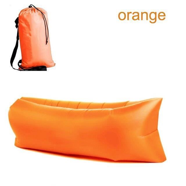 Lit Gonflable Canapé – Chaise Longue De Camping – Sac De Plage étanche (neuf)