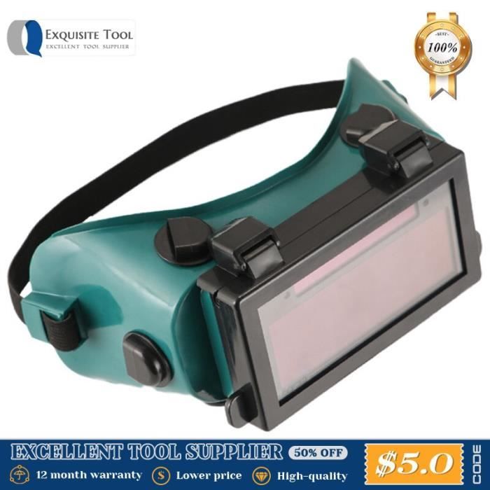 Lunettes De Soudage, Lunettes De Soudeur, Lunettes De Lentille De Soudeur à Filtre Résistantes Aux UV Avec Cadre D'extension Vert Clair IR3.0
