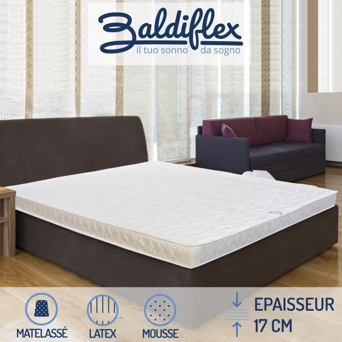 Matelas Mémoire De Forme Baldiflex - Simple, Coton Orthopédique, Mi-ferme, Hypoallergénique