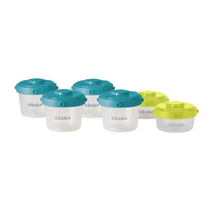 Beaba Lot De 6 Portions Clip De Conservation 1er Age 60ml Et 1ml Bleu Neon Cdiscount Puericulture Eveil Bebe
