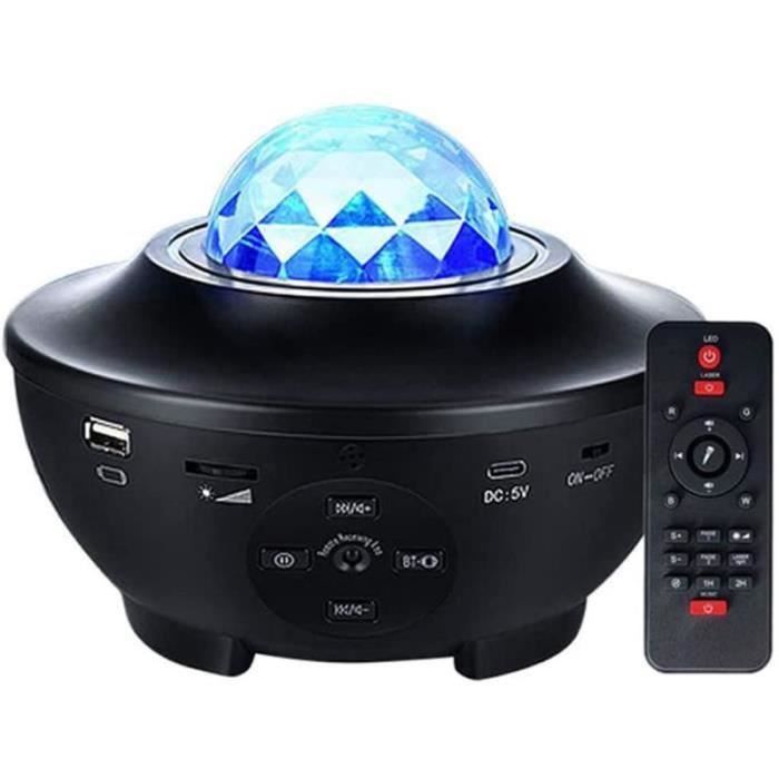 Humidificateur D'air Avec Projecteur étoilé Et Lumières LED - Blanc