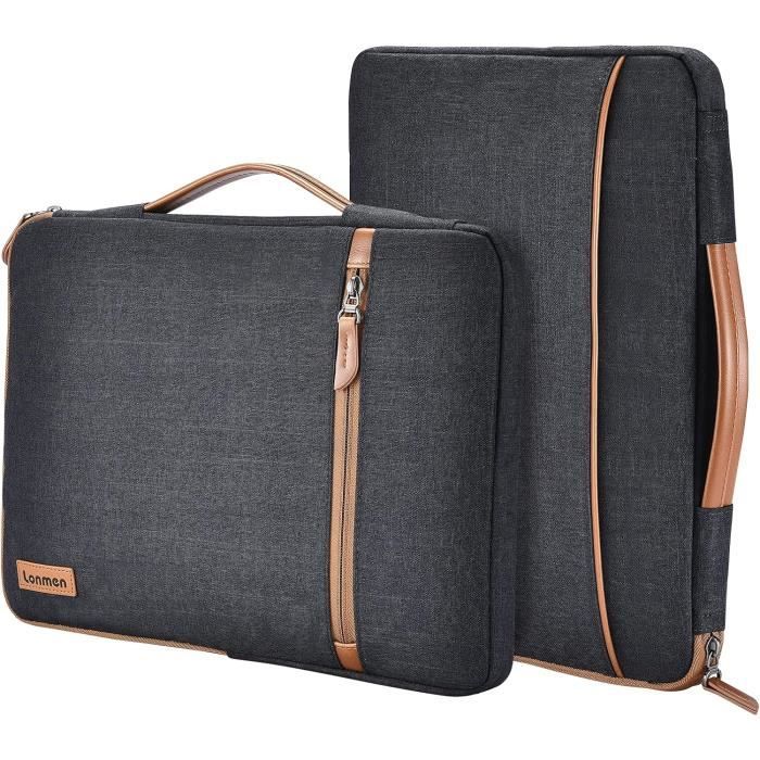 Housse De Protection Pour Ordinateur Portable 15 Pouces - Tissu Oxford Imperméable, Intérieur Doux, Poignée élastique