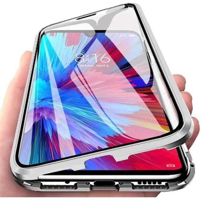 Coque Magnétique Pour Xiaomi Redmi Note 11 Avec Support + 2 Films Verre Trempé - Neuf