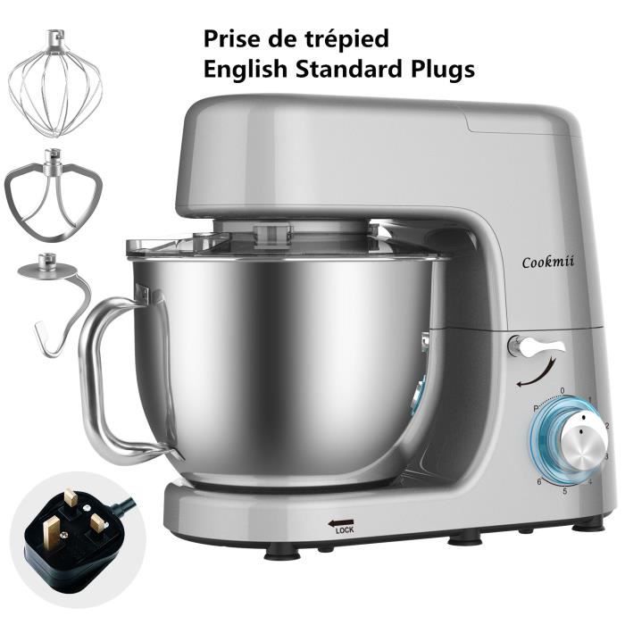 Cookmii 1800w Professionnel Robot Patissier Multiplication Robot Petrin Haut Puissance Avec Bol 7 2l Prise Britannique Cdiscount Electromenager