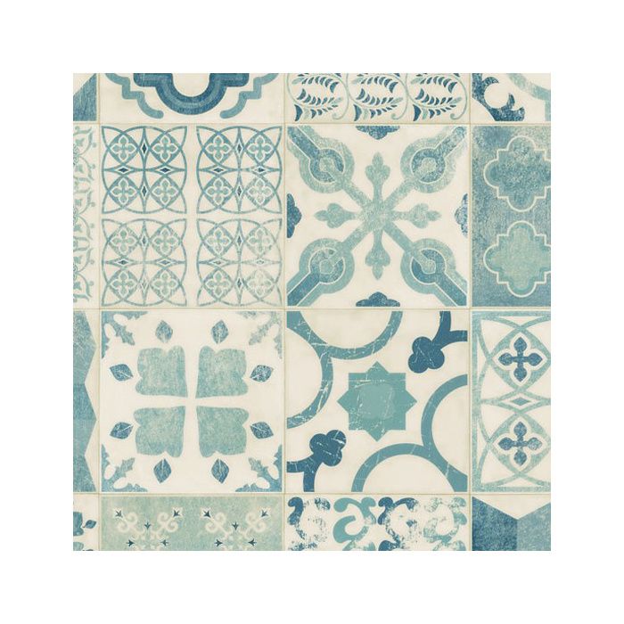 4 x 3m sol pvc lino imitation carreaux de ciment bleu cdiscount bricolage