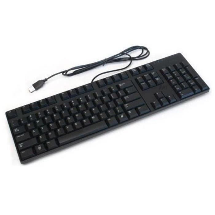 Support clavier ordinateur noir 2B7