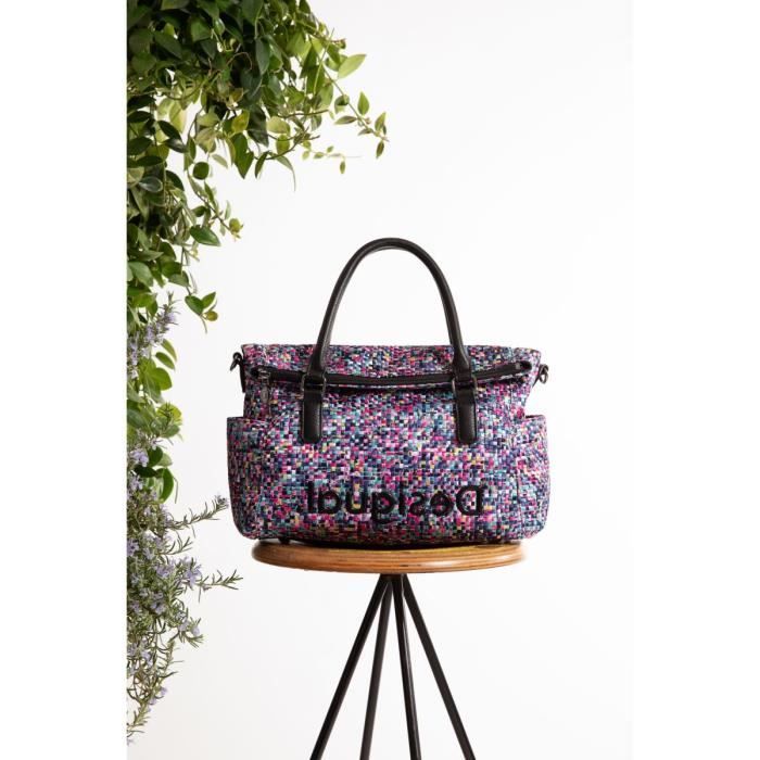 sac desigual multicolore