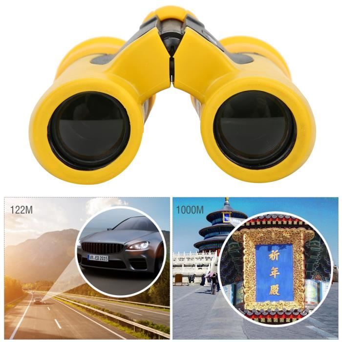 Jumelles Enfant - Cadeau et Jouet Parfait pour Les Garcons et Filles - Grossissement 8X21 - Ensemble Complet avec Loupe & Boussole - Jeux et Jouet