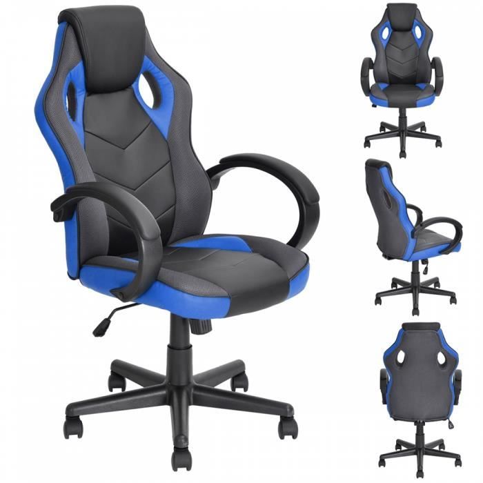Fauteuil De Bureau Player Bleu Achat Vente Chaise De Bureau Soldes Sur Cdiscount Des Le 20 Janvier Cdiscount