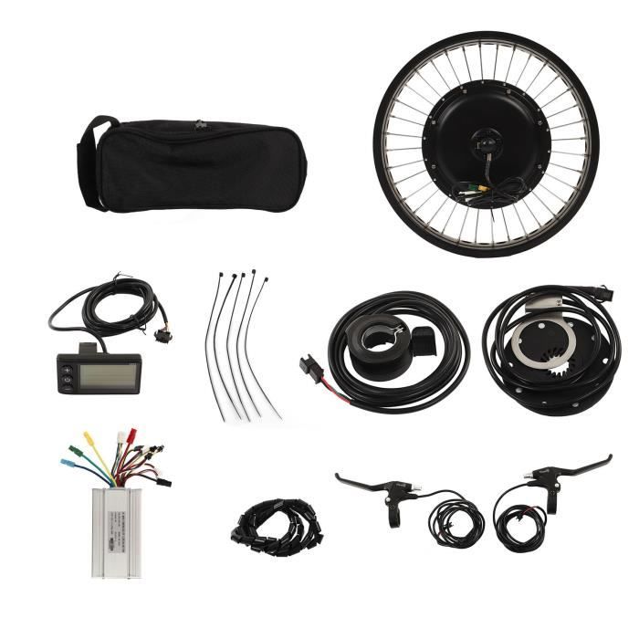 Kit Conversion Vélo électrique 26" 48V 1000W Roue Arrière - Neuf, Garantie 2 Ans, Sans Batterie