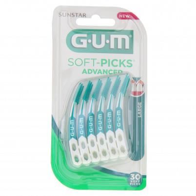 Gum Brossette Interdentaire Soft Picks Advanced Large 30 unités