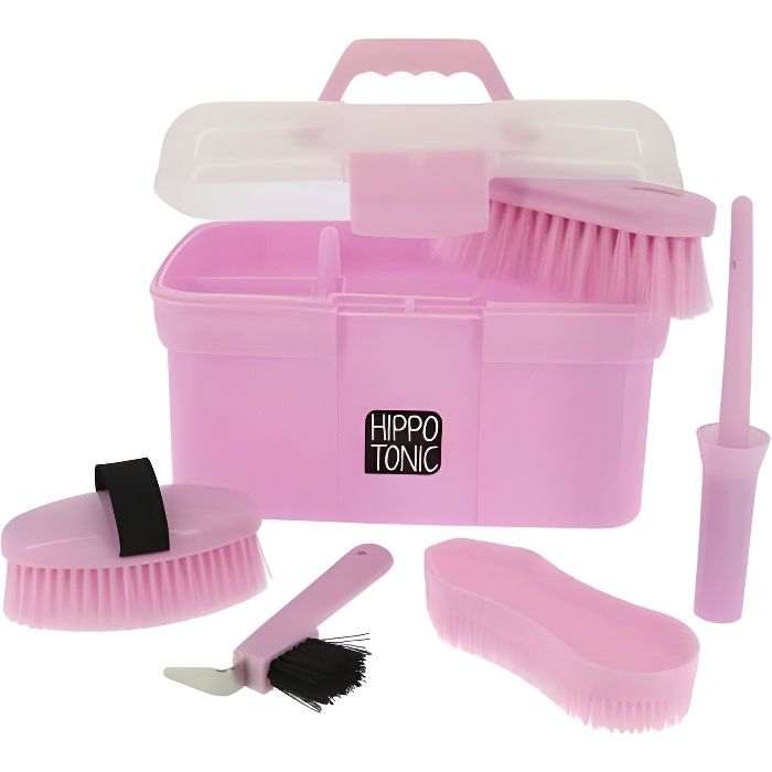 Comparer les prix de Coffre de pansage HIPPOTONIC Bleu équitation enfant