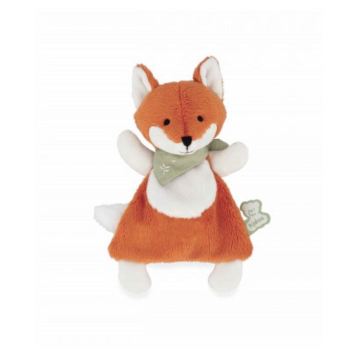 Kaloo Les Amis – Doudou Marionnette Paprika Le Renard Orange – Longues Oreilles, Queue Bicolore, Ventre Doux – Jouet Interactif Dès Naissance