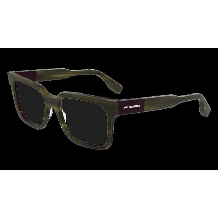 Lunettes de Vue KARL LAGERFELD KL6173 Monture en Plastique Verres ACETATE Homme 261 STRIPED KHAKI BURGUNDY Achat Vente lunettes de vue Lunettes de Vue KARL