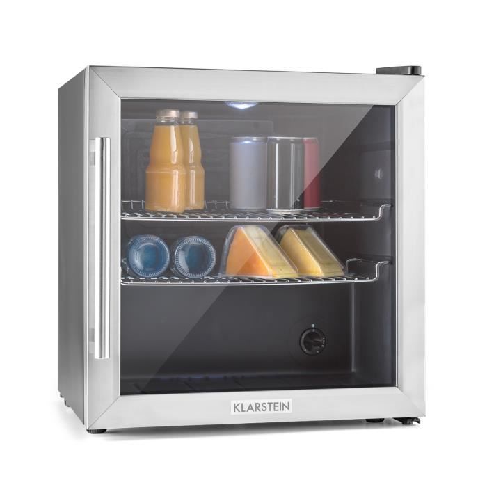Réfrigérateur compact noir - Klarstein Beersafe - 50L - Classe A+ - Silencieux