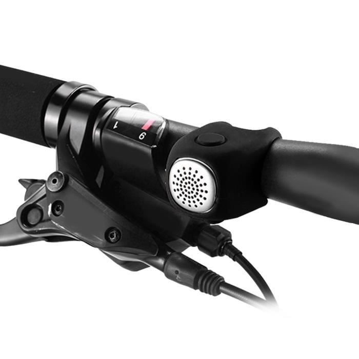 Sonnette De Vélo Klaxon - Anneau De Guidon 22mm - Multicolore (noir, Argent, Rouge...)