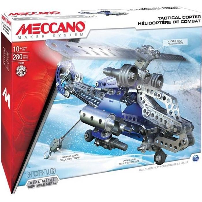 MECCANO Hélicoptere De Combat Meccano