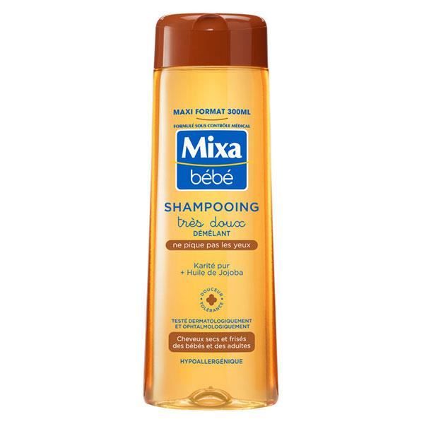 Shampooing Démêlant Très Doux Mixa Bébé - MIXA - Karité - Cheveux secs - Facilite le démêlage