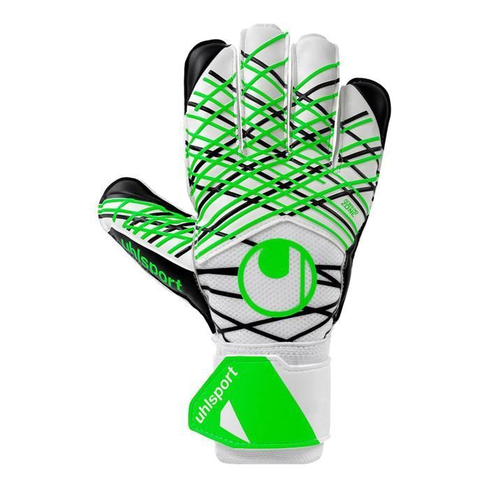 Gants gardien - Uhlsport - Soft Advanced - Blanc - Latex - Serrage poignets scratch