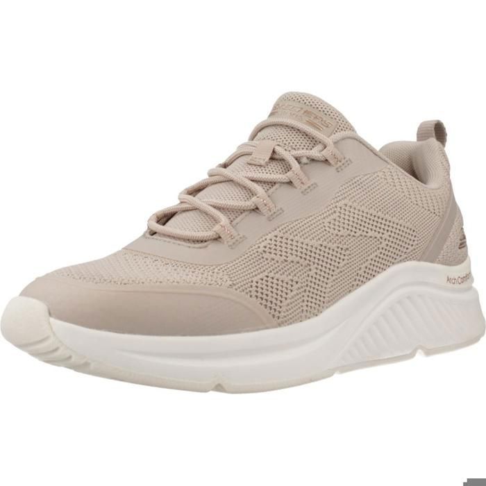 Skechers Sport > Zapatillas Mujer Modèle Chaussure Skechers Modèle Bobs Arch Comfort B - Coleur Beige