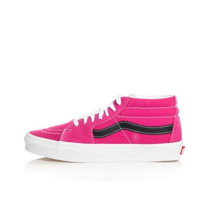 vans rose montante