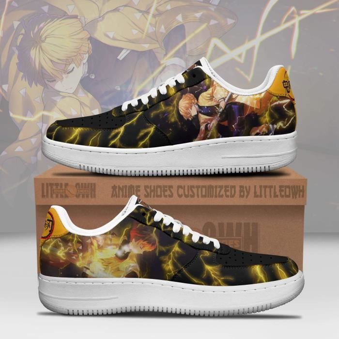 Sneakers Fermées Demon Slayer Zenitsu Baskets Chaussures Adulte Homme Femme main image 0
