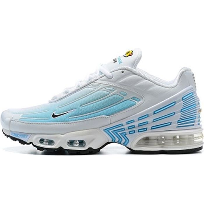 Chaussures de Running Homme Couleur Bleu Clair Blanc Cdiscount