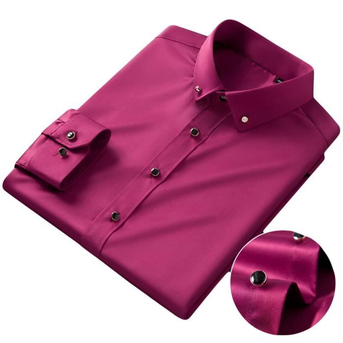Chemise shop homme fushia