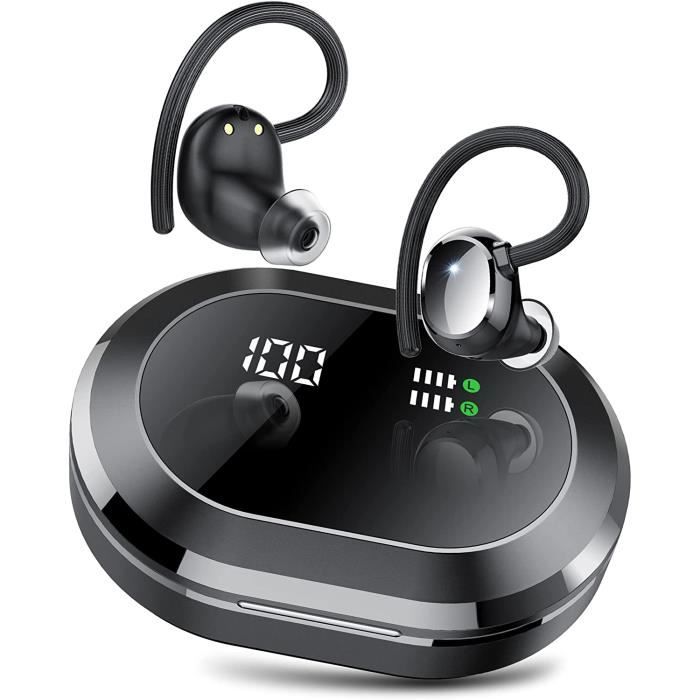 Ecouteurs Bluetooth sans Fil Sport, Oreillettes Bluetooth 5.3 Hi