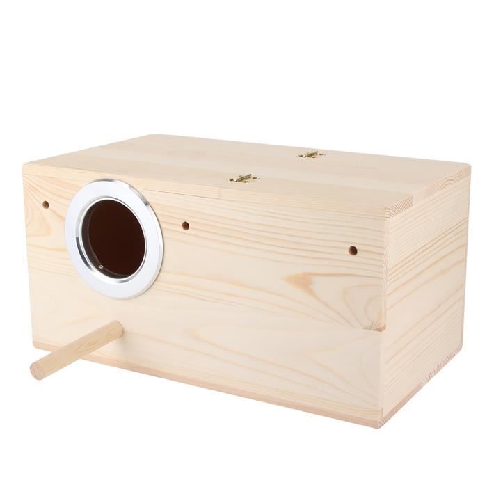 Comparer les prix de Omabeta Cage à oiseaux nid d'oiseau 1pcs - incubateur chaud - boîte d'élevage pour oiseaux - en bois - 34 x 19,5 x 17cm