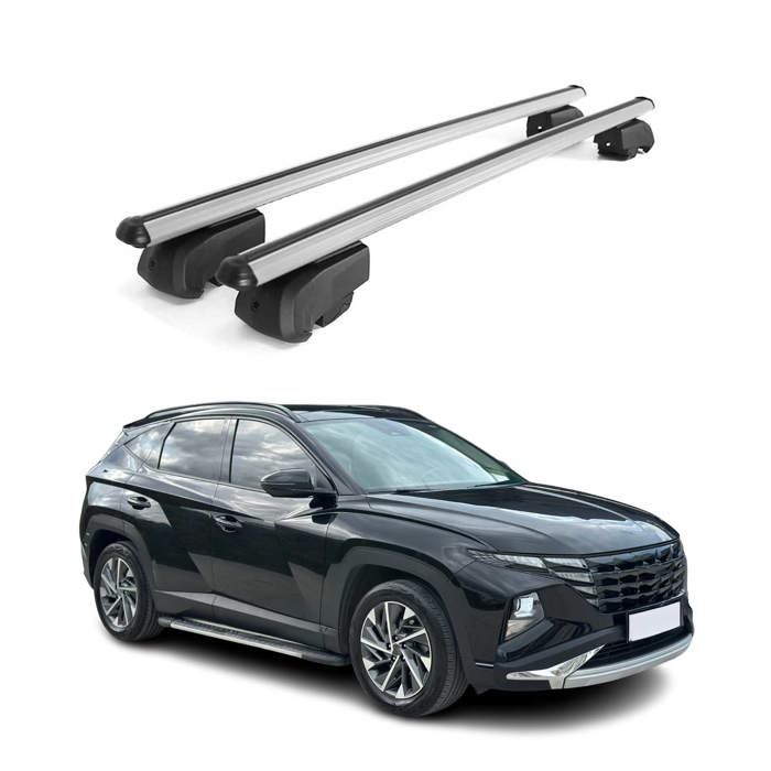 Barres De Toit Transversales Hyundai Tucson 2020-2025 - Aluminium Noir ABE - 8
