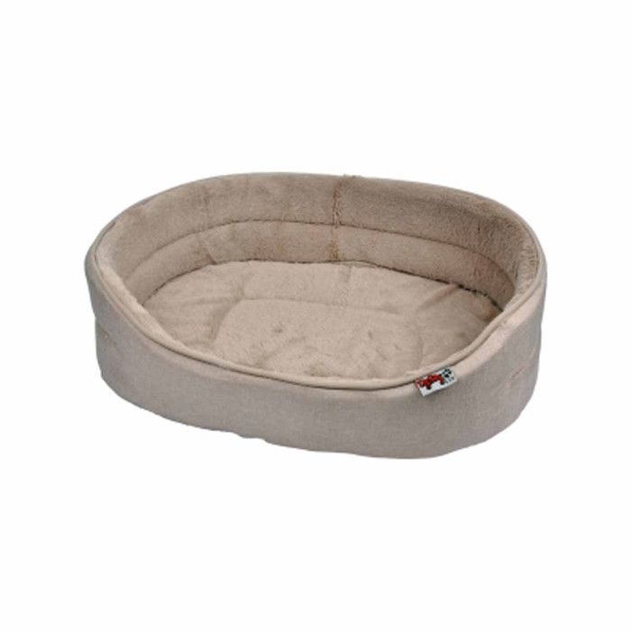Meilleurs prix pour Panier pour chien et chat - Paris Prix - Newton - Forme ovale - Doux et confortable - Taupe