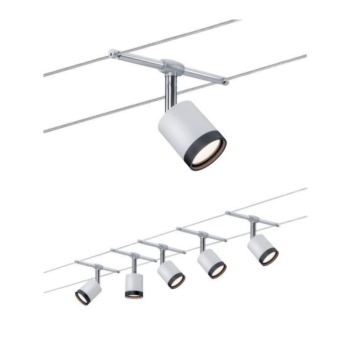 Système complet d'éclairage sur câble LED intégrée 20 W LED Paulmann ...