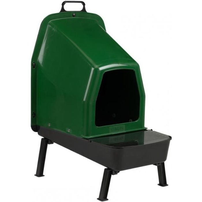 Comparer les prix de Pondoir pour poule en plastique - Gaun - 1 nichoir avec pieds - vert - extérieur