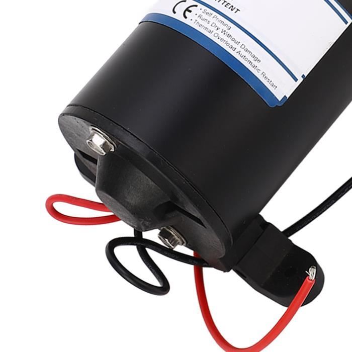 CYBERNOVA Pompe à Eau 12V 100 PSI – 4 L/min, Auto-amorçante, Pour Camping, Jardin, Nettoyage, Irrigation