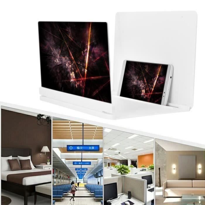 Loupe D'écran De 12 Pouces Avec Haut-parleur Filaire Agrandisseur D