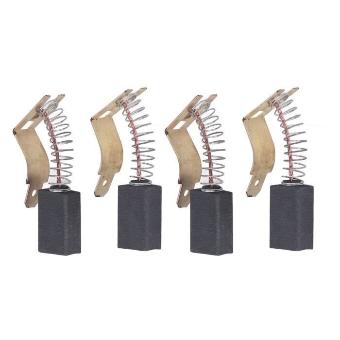 ECSiNG Lot De 4 Balais De Charbon Pour Moteur Contenant Des Feuilles De Cuivre - Taille : 9 X 13 X 25,5 Mm - Accessoires De Rechange Compatibles Avec Bosch