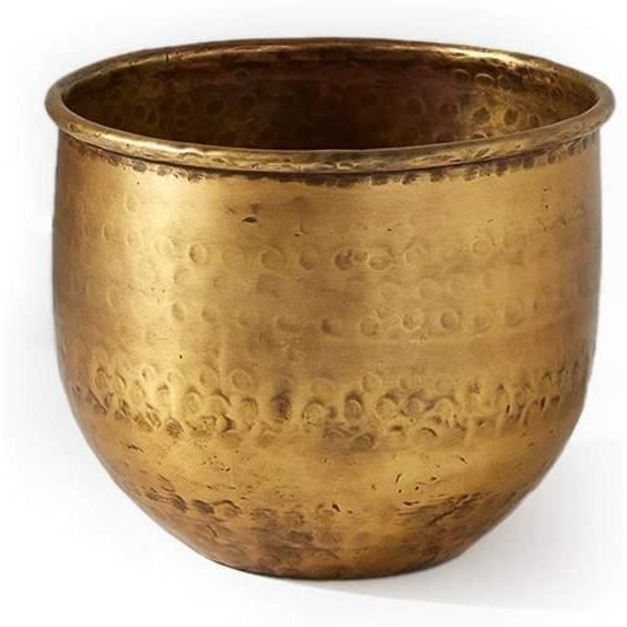 Vase de Fleurs en Laiton sculpté pour la Maison, Le Bureau, Le Salon