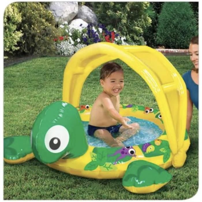 Banzai Jr. Petite pataugeoire avec ombrage, pour tout-petits, enfants ...
