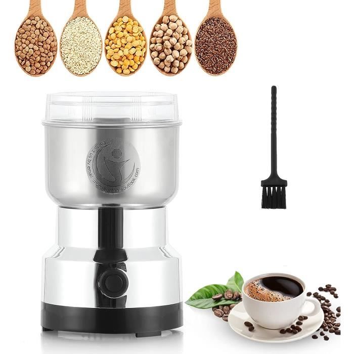 60W Moulin à grains électrique | 4L moulin à malt Réglable Finesse de Broyage avec moteur à engrenages 75 tr/min | Noix, Café, Céréales, Graines, Maïs, Épices 60W Moulin à grains électrique | 4L moulin à malt Réglable Finesse de Broyage avec moteur à engrenages 75 tr/min | Noix, Café, Céréales, Graines, Maïs, Épices