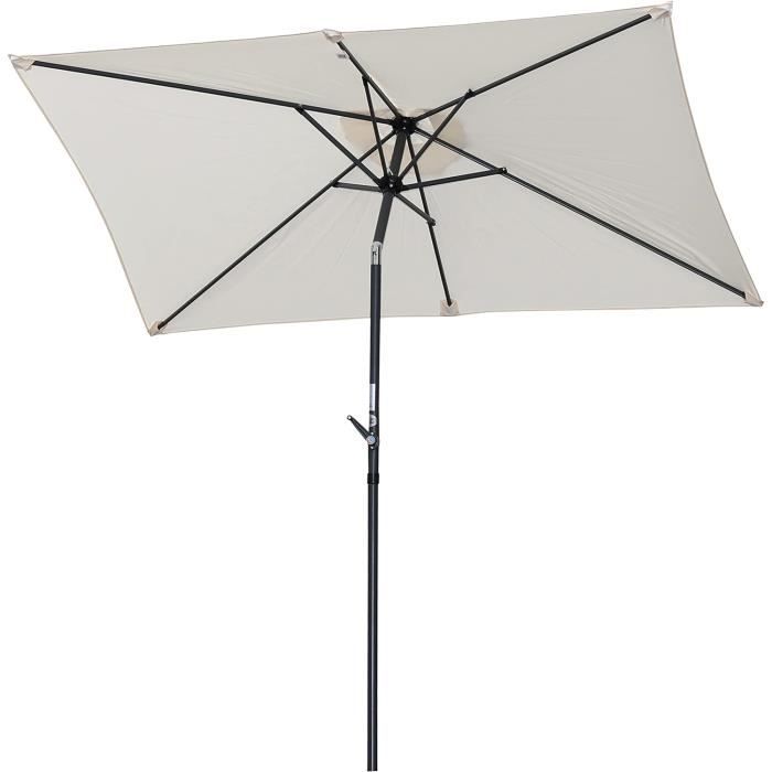 Angel Living Tuinparasol 250 cm met Zwengel Kantelmechanisme, Parasol Angel Living Tuinparasol 250 cm met Zwengel Kantelmechanisme, Parasol