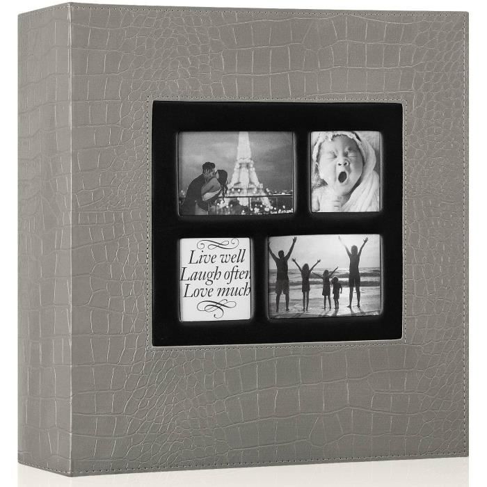 Album Photo à Pochettes pour 200 Photos 10x15 cm par Album (Lot de 3) –  Album Photo avec Pochette Plastique – Photo Album, Noir et i - Cdiscount  Beaux-Arts et Loisirs créatifs