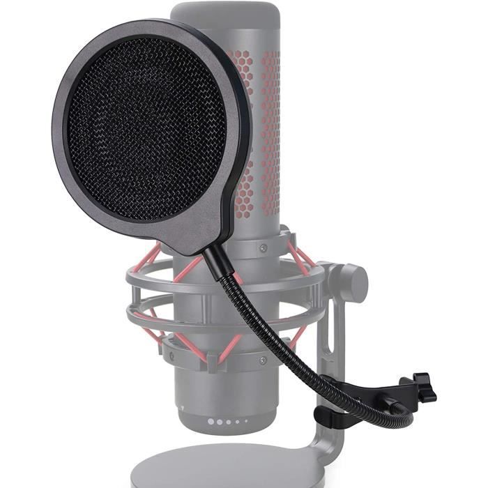 Filtre Anti-Pop Professionnel YOUSHARES Pour Micro - Double Couche Acier - Compatible Avec La Plupart Des Micros